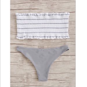 Striped Bandeau Bikini